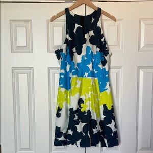 Milly Floral Print Racerback Dress